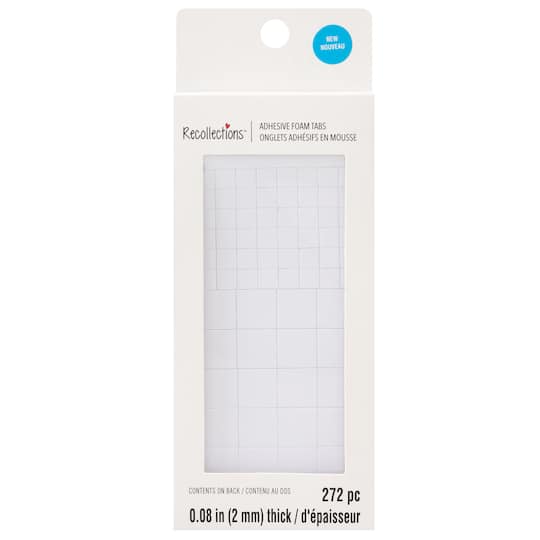 12 Packs: 272 ct. (3,264 total) 2mm Thick Adhesive Foam Tabs by Recollections™